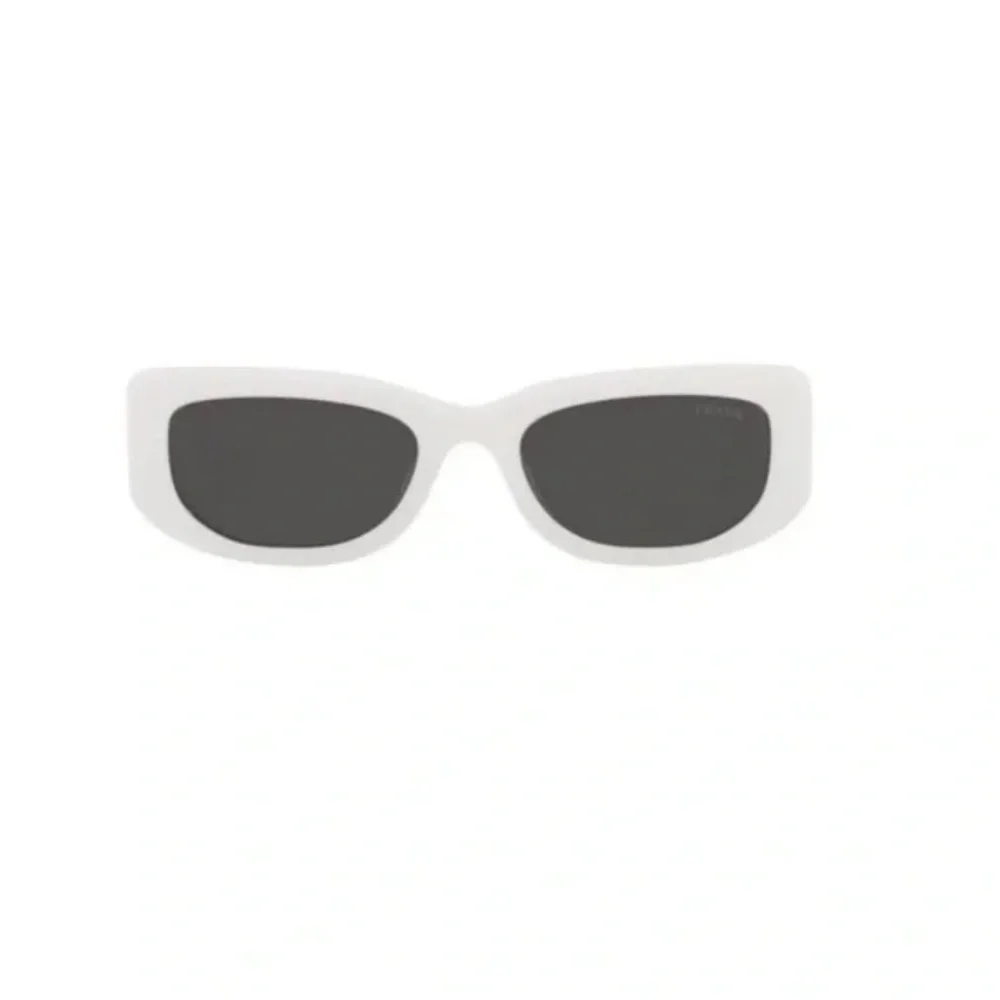 Prada Silver and White Designer Sunglasses - Picture 2 of 6